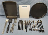 27 PC KITCHEN ESSENTIALS COLLECTION*FLATWARE*ETC