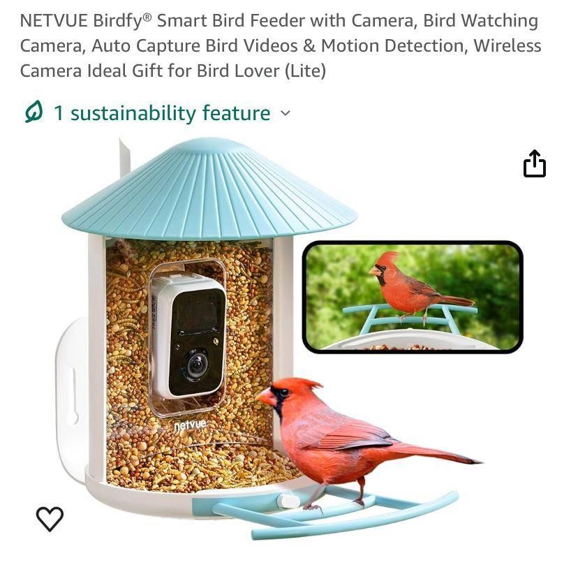 NETVUE Birdfy® Smart Bird Feeder with Camera