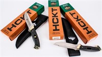 3 HCKT Griz Micarta Hunting Knives NOS