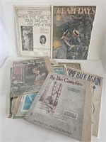 VTG SHEET MUSIC-GOOD SHAPE-15 SHEETS