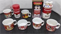 Campbell's Soup Thermos & Utensil Holder