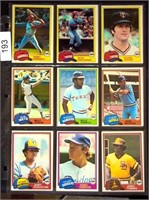 (53) 1981 Topps BB Cards w/ Larry Bowa, ++