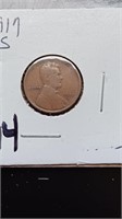 1917-S Wheat Back Penny