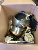 Big box of kitchen items