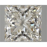 Igi Certified Princess Cut 4.10ct Vs1 Lab Diamond