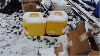 2 - YELLOW DIESEL FUEL CANS