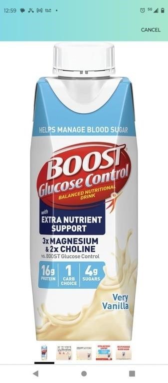 MSRP $ 6 Pack Boost Drinks expires 2025