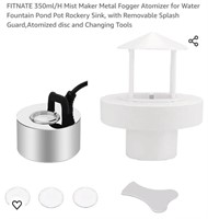MSRP $18 Metal Pond Fountain Mister