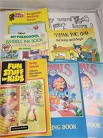 6 Coloring/Activity Books and Color Sheets