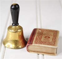 Small School Bell w/Speller Salt & Pepper Shakers