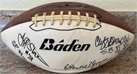 B - MULTI-SIGNED FOOTBALL (L56)