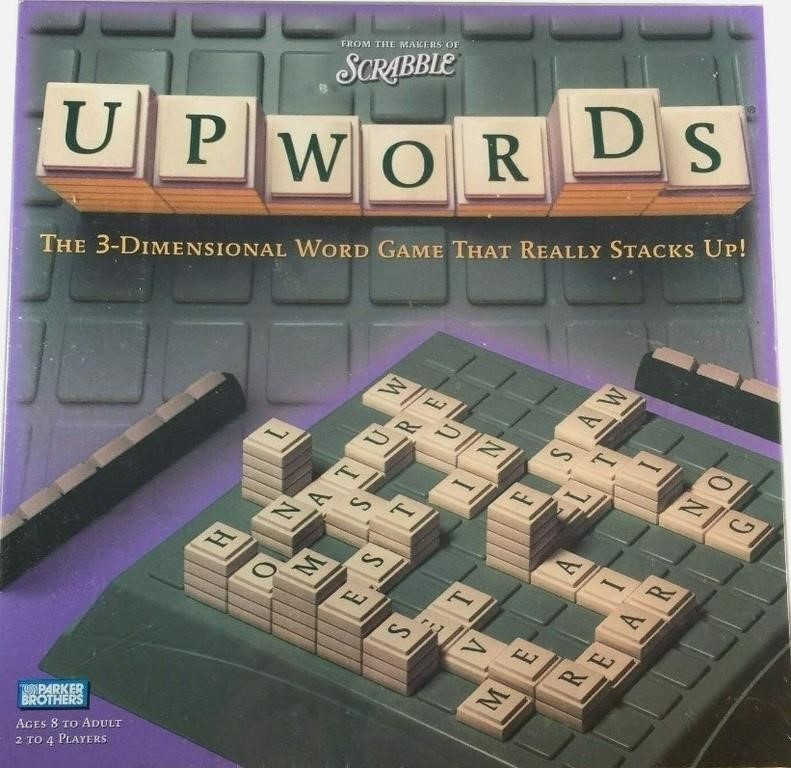 VINTAGE Scrabble Upwords Word Game
