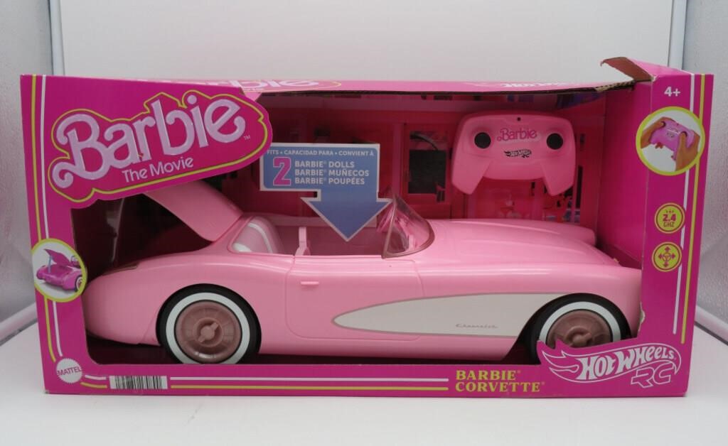 Barbie The Movie RC HotWheels Corvette - NIB