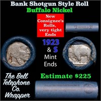 Buffalo Nickel Shotgun Roll in Old Bank Style 'Bel