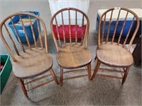 3 Antique chairs