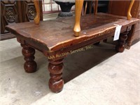 Coffee table - rough condition 17"h x 56"l x