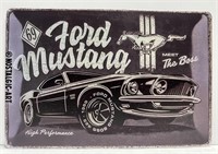 Ford Mustang, Meet the Boss, Metal Sign 8" x 12"