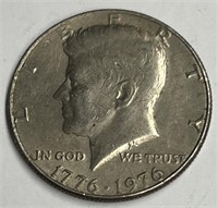 1776-1976 Bicentennial Kennedy Half Dollar Coin!