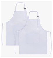 New  Apron with Pocket 2 Pack  Chef Apron for