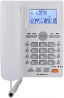 Corded Phone with Caller ID & Speaker  White