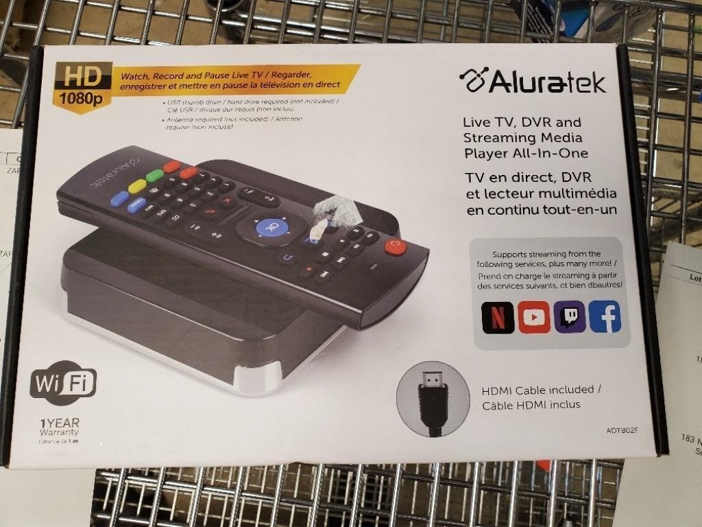 Auratek Live TV/DVR/Streaming Media Player