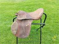 Old English Saddle for Decoration **