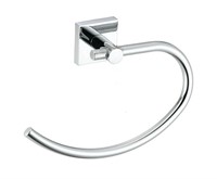 Qty 6- Pamex Solano Towel Ring, Chrome Finish