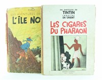 Tintin. Lot de 2 vol (P6 et A18)