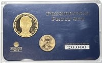 Abraham Lincoln Pres Leadership Gold Plated Medal