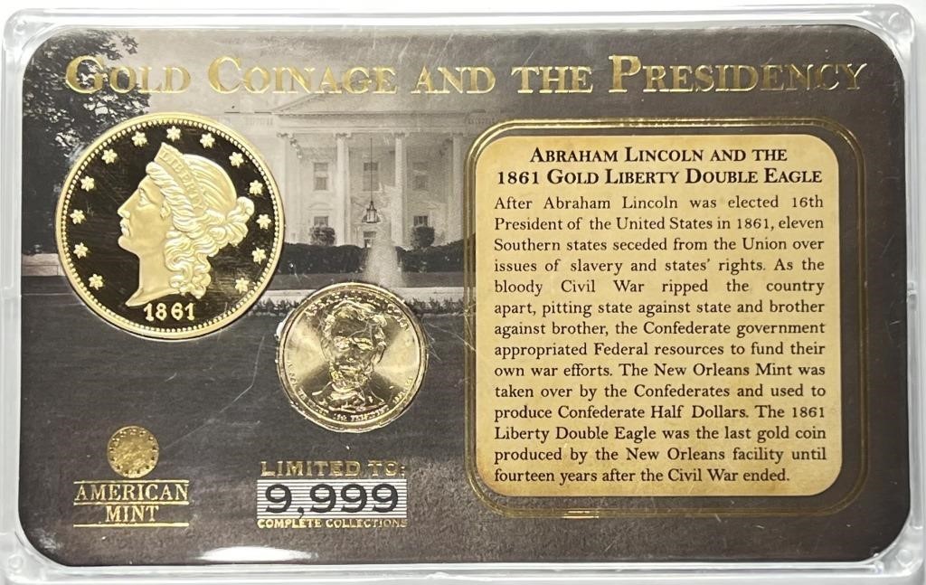 Gold Coinage & The Presidency Plated Set