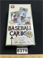 Rare Sealed 1994 BBM Japanese BB Card Wax Box