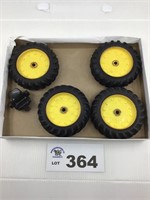 Spare Tractor Tires 1/16th Scale And Tractor Seat