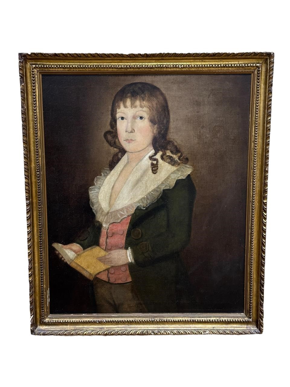 Antique Oil on Canvas Portrait