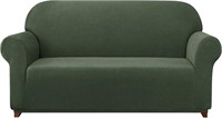 X1318  Subrtex Stretch Sofa Slipcover, Olive Drab