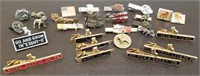 Lot of Vintage Mack Bulldog & Other Tie Clips,