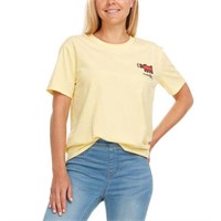 Keith Haring Women's MD Graphic T-shirt, Yellow
