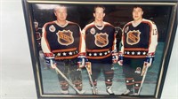 Autographed NHL All Star Framed photo Carlyle , Se