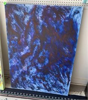 Blue Oil Artwork 36x50