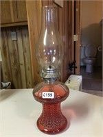 Glass Hurricane lamp