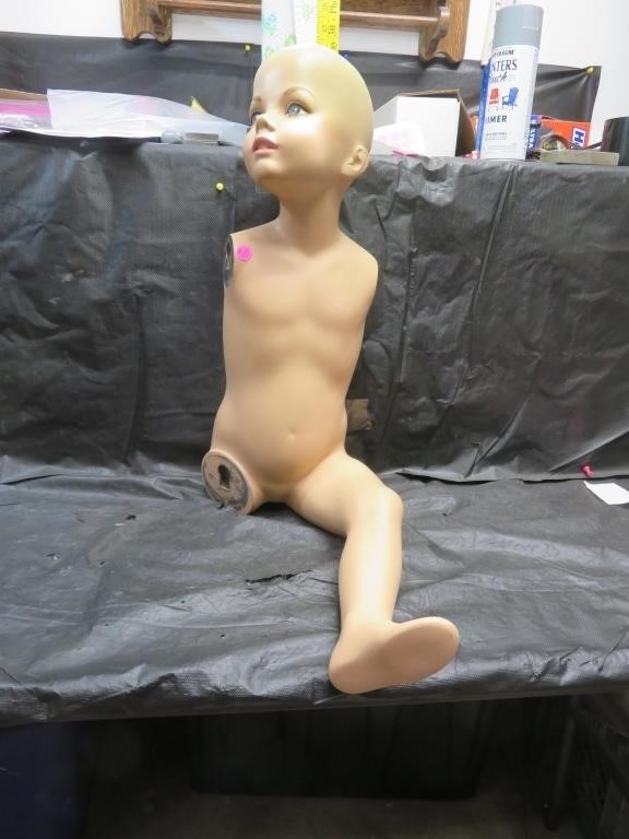 NO SHIPPING - Vintage Child Mannequin (missing 2
