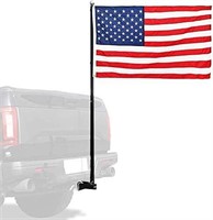 ELITEWILL Truck Hitch Flag Pole Holder  2