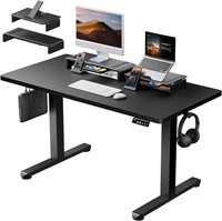 ProtoArc Adjustable Desk  48x24 Inches  Black