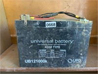 Universal 12 v battery- core