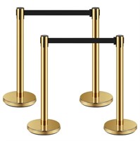Ferraycle 4 Set Gold Stainless Steel Stanchions