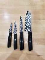 Cutlery with Zebra Pattern Blades
