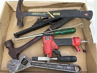 Tools, hammers Wrenches