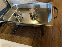 New chafing dish, 2" pan and sterno holders