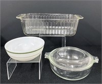 Pyrex Lot-Vintage-to-Now-Milk Glass/Bread/Round