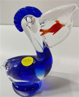 Pelican Art Glass Very Unique