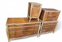 5 Pc. Carved French Bedroom Set.